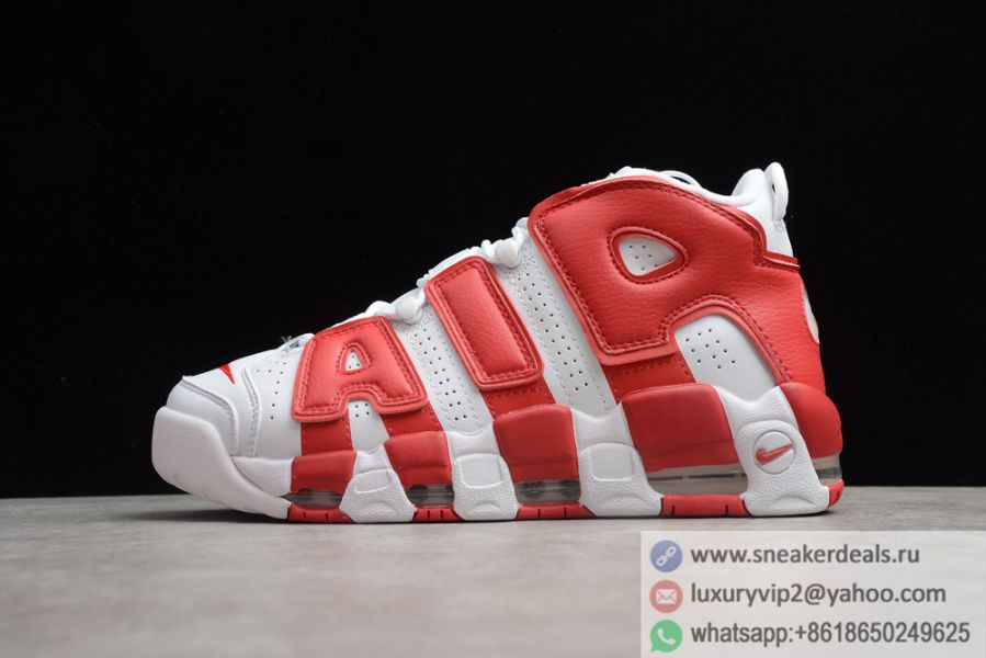 Nike Air More Uptempo 96 Gym Red White 414962-100 Unisex Shoes